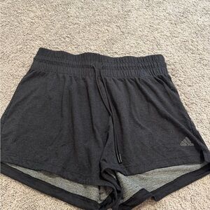 Adidas Women's Charcoal Athletic Shorts